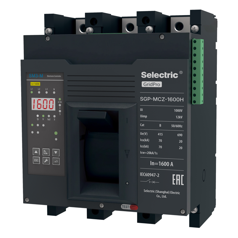 Автоматические выключатели с электронным расцепителем серии SGP-MCZ