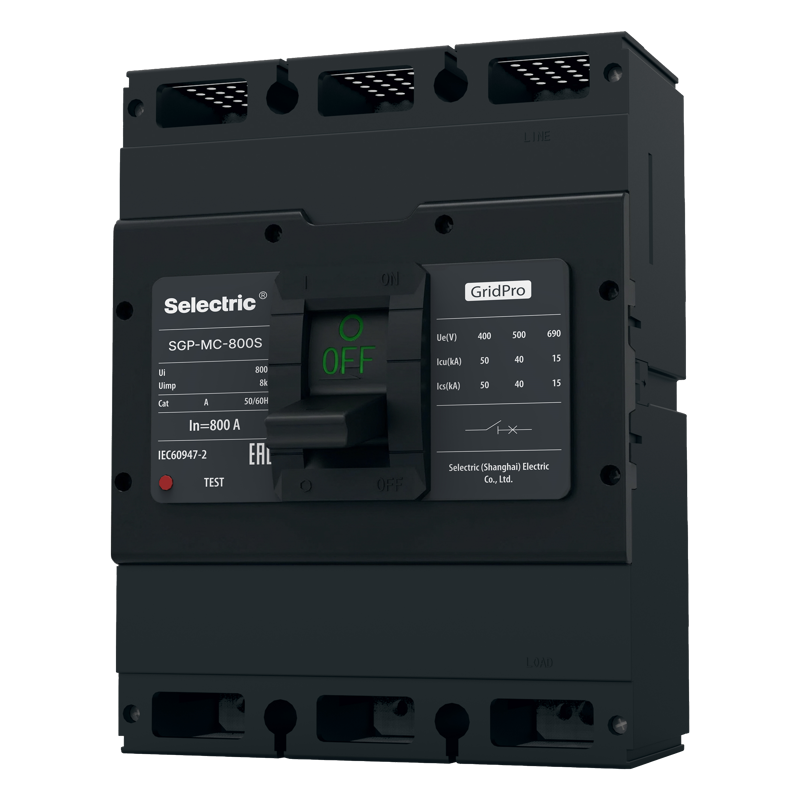 Автоматические выключатели с термомагнитным расцепителем серии SGP-MC